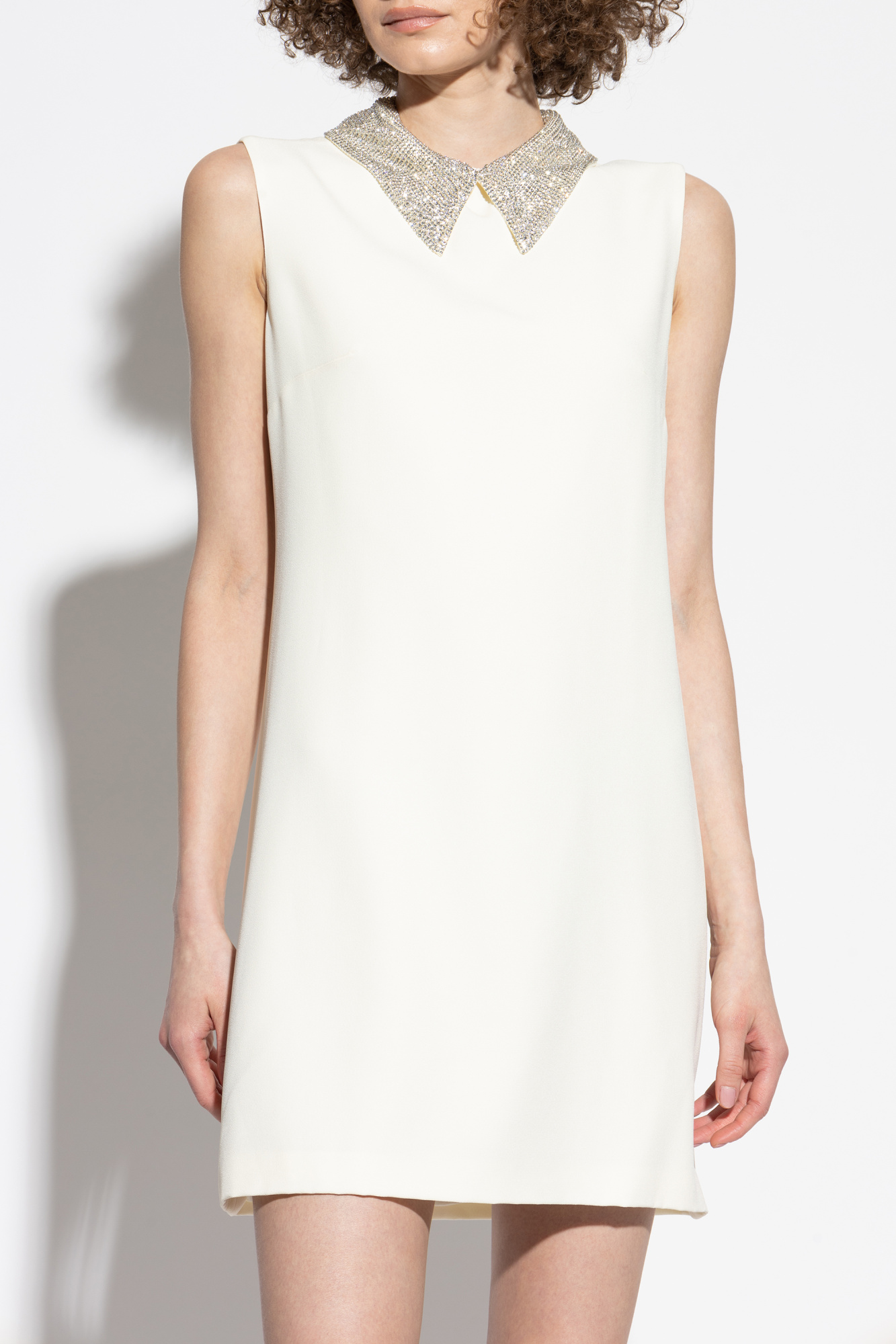 Versace Dress with shimmering embellishments on the collar